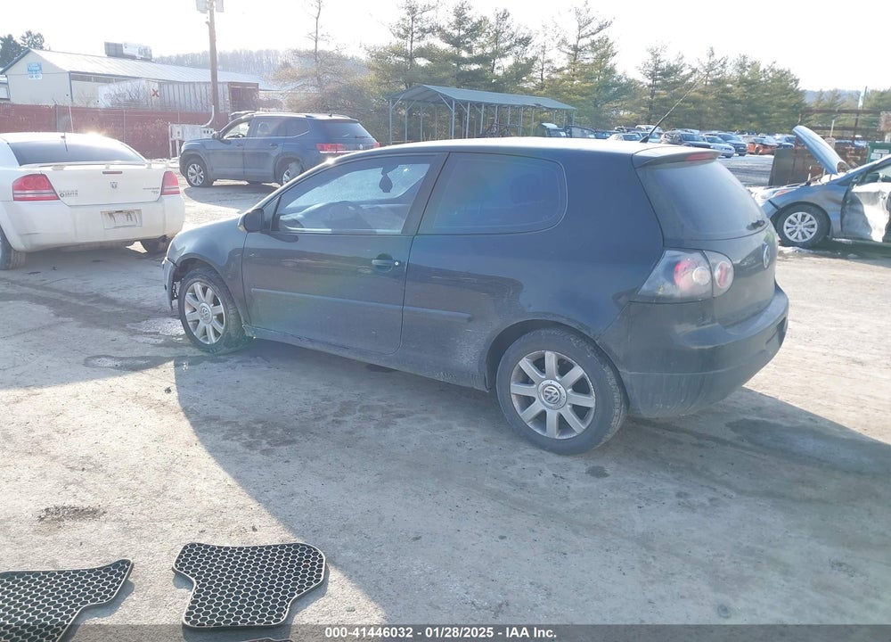 2007 VOLKSWAGEN RABBIT 2-DOOR VIN: WVWAR71K37W224566