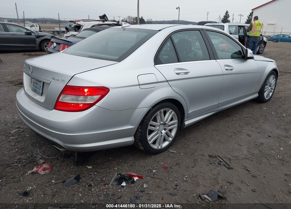 2008 MERCEDES-BENZ C 300 LUXURY 4MATIC/SPORT 4MATIC VIN: WDDGF81X98F180701