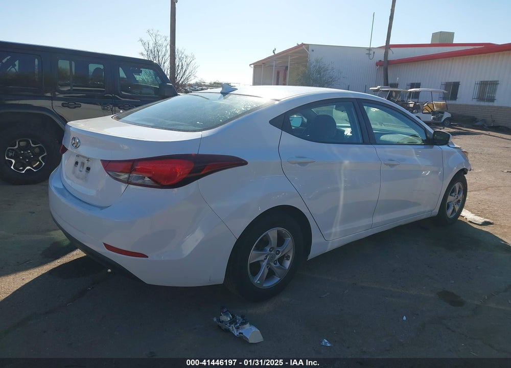 2014 HYUNDAI ELANTRA SE VIN: 5NPDH4AE5EH485774