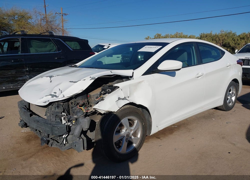 2014 HYUNDAI ELANTRA SE VIN: 5NPDH4AE5EH485774