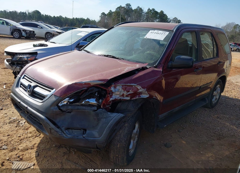 2002 HONDA CR-V LX VIN: JHLRD78502C045822