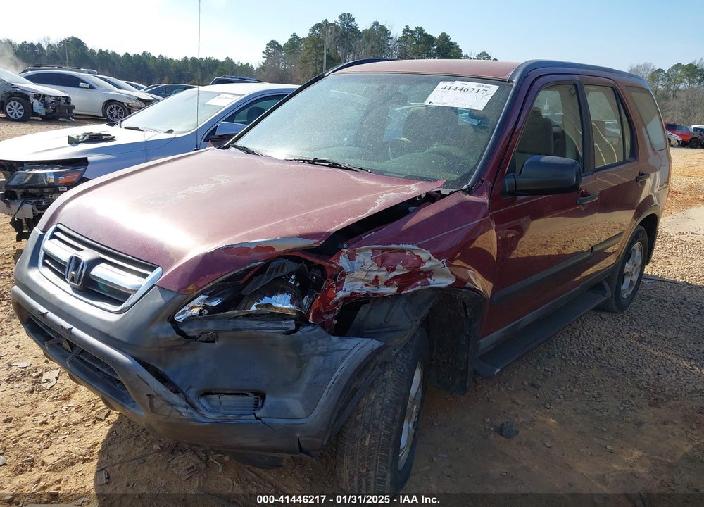 2002 HONDA CR-V LX VIN: JHLRD78502C045822