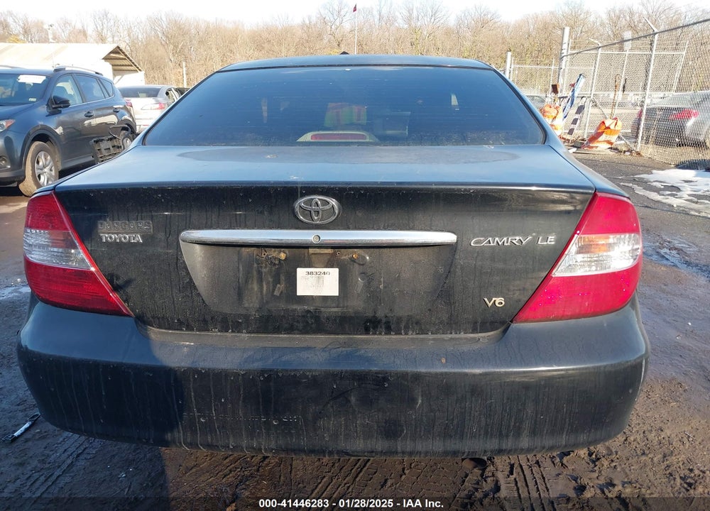 2003 TOYOTA CAMRY LE V6 VIN: 4T1BF32K43U049606