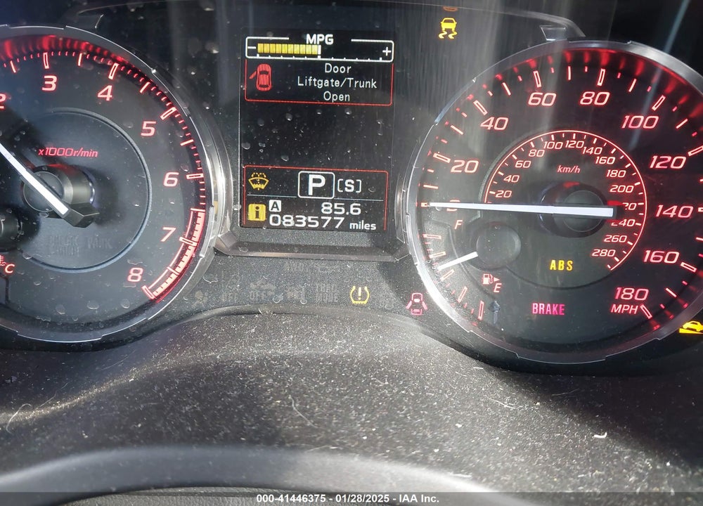 2016 SUBARU WRX VIN: JF1VA1E64G8811419