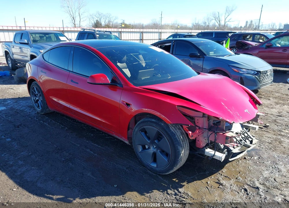 2022 TESLA MODEL 3 LONG RANGE DUAL MOTOR ALL-WHEEL DRIVE VIN: 5YJ3E1EB5NF322320
