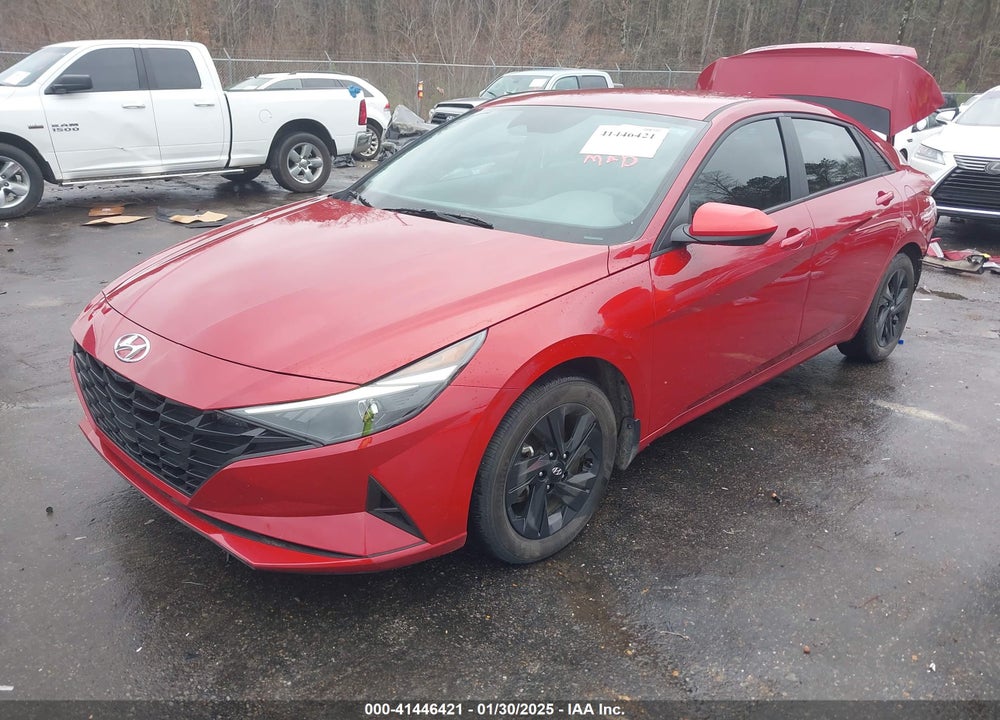 2023 HYUNDAI ELANTRA HYBRID BLUE VIN: KMHLM4AJ0PU053229