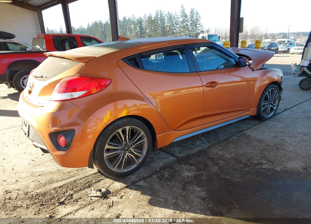 2016 HYUNDAI VELOSTER TURBO VIN: KMHTC6AE3GU256441