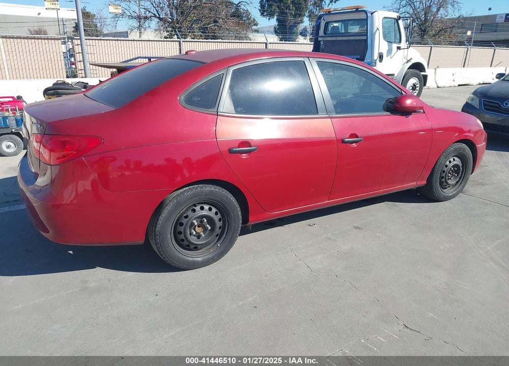 2008 HYUNDAI ELANTRA VIN: KMHDU46D08U367617