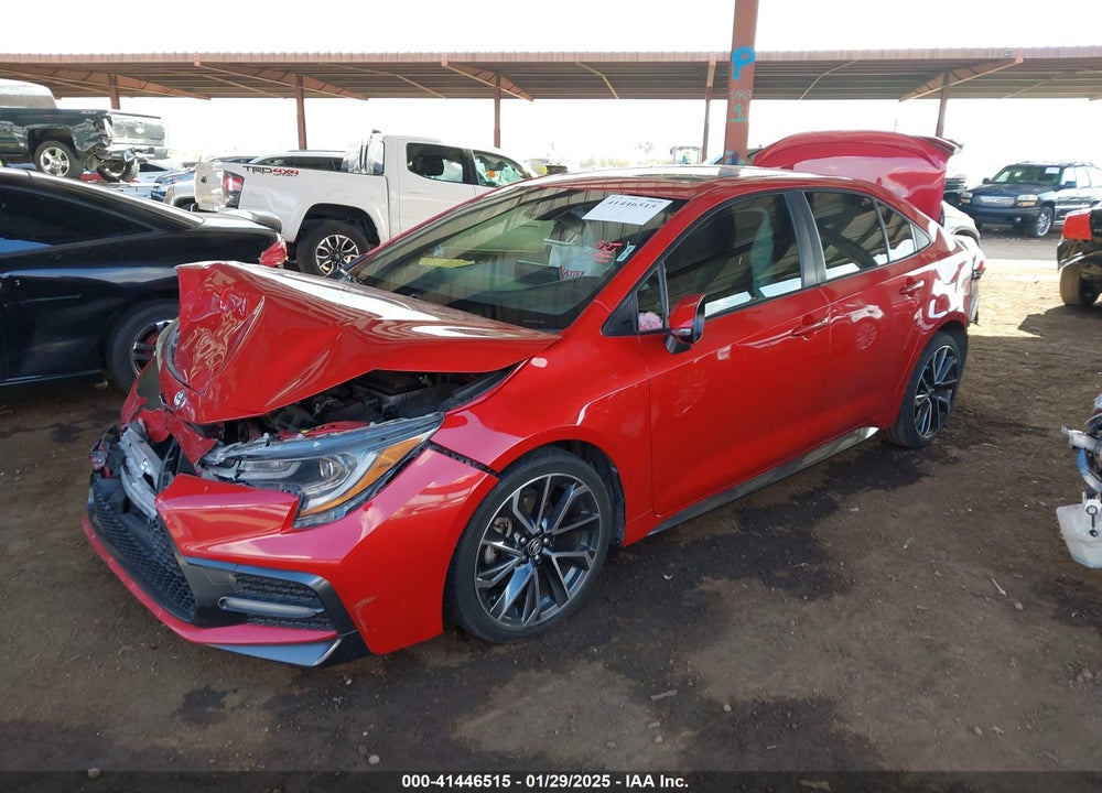 2020 TOYOTA COROLLA VIN: JTDP4RCE9LJ010572