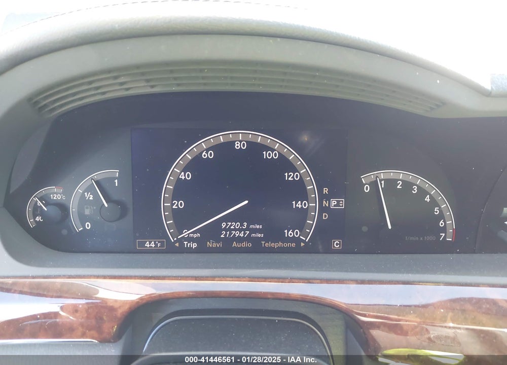 2007 MERCEDES-BENZ S 550 VIN: WDDNG71X37A046342