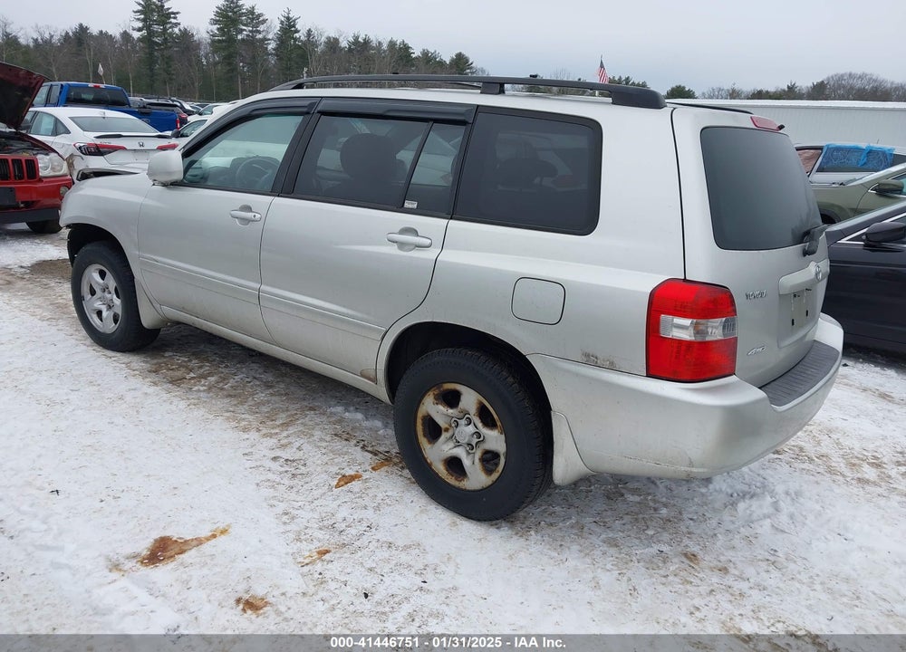 2006 TOYOTA HIGHLANDER VIN: JTEHD21A660041702