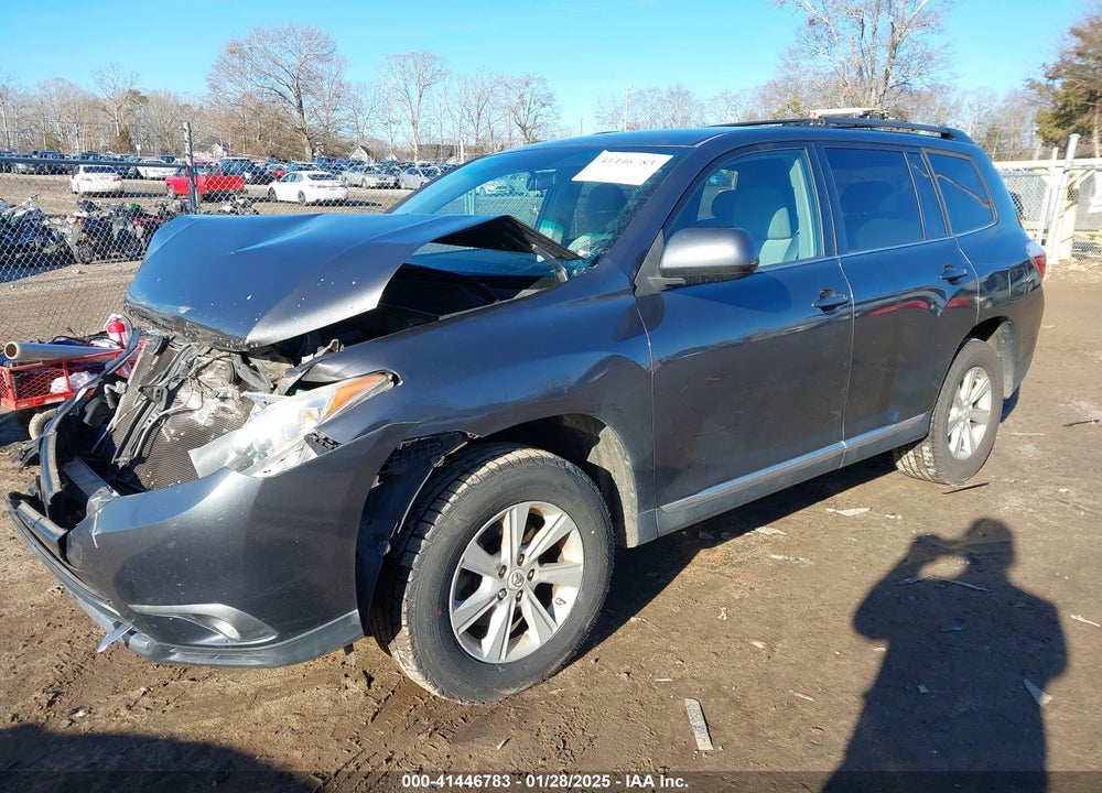 2012 TOYOTA HIGHLANDER VIN: 5TDZK3EH6CS072100