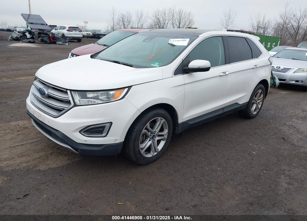 2018 FORD EDGE TITANIUM VIN: 2FMPK4K82JBB34863