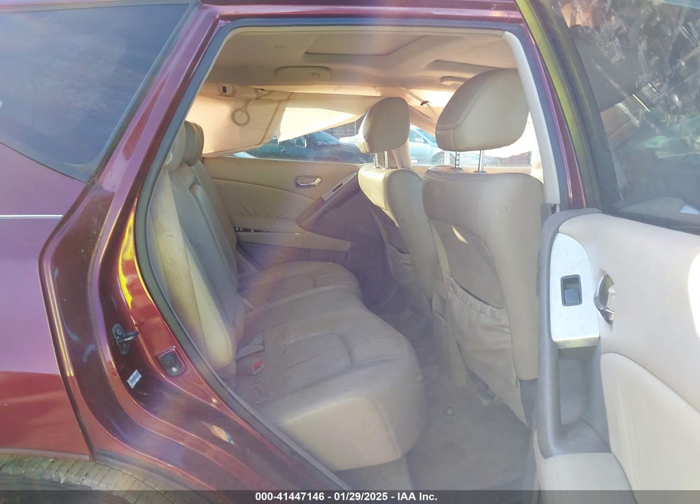 2009 NISSAN MURANO SL VIN: JN8AZ18W39W212043