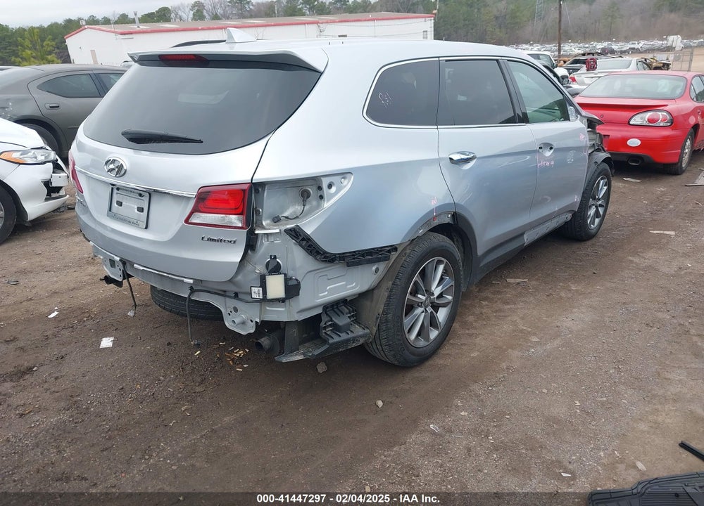 2017 HYUNDAI SANTA FE VIN: KM8SN4HF8HU238303