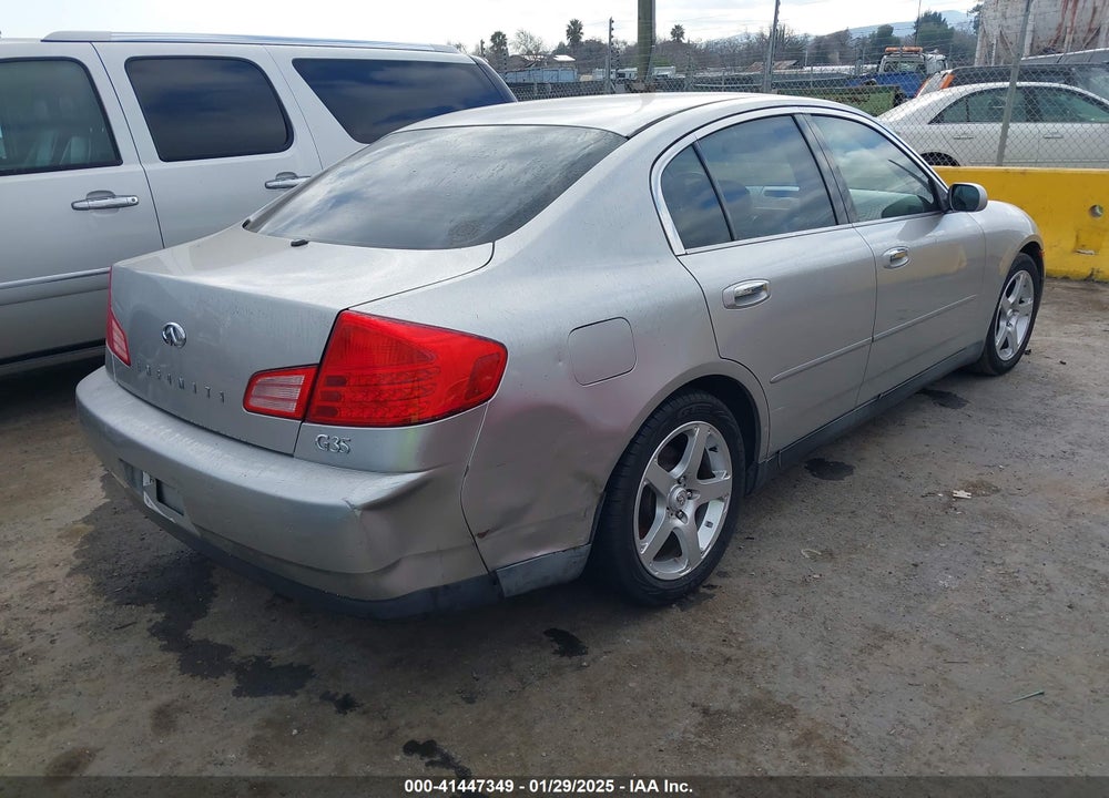 2003 INFINITI G35 LUXURY LEATHER VIN: JNKCV51E23M300480