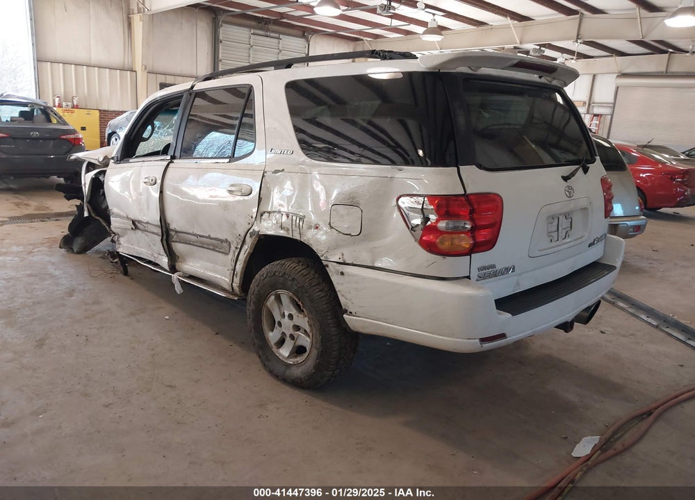 2001 TOYOTA SEQUOIA VIN: 5TDBT48A91S010321
