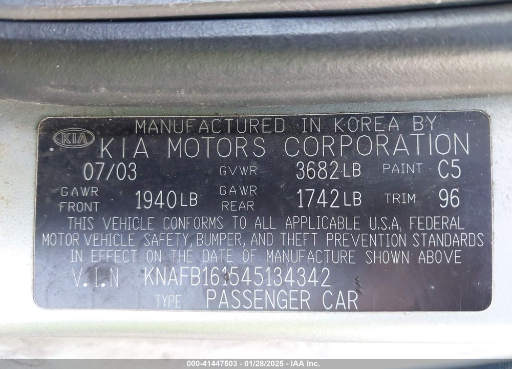2013 KIA FORTE VIN: KNAFU4A21D5645560