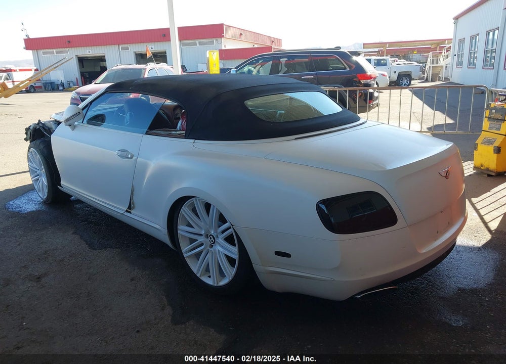 2014 BENTLEY CONTINENTAL GTC VIN: SCBGC3ZA8EC091529