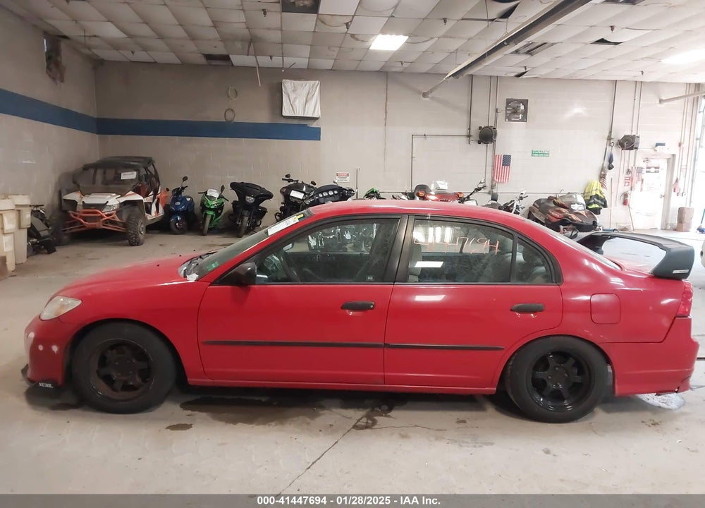 2005 HONDA CIVIC VP VIN: 1HGES16385L029468