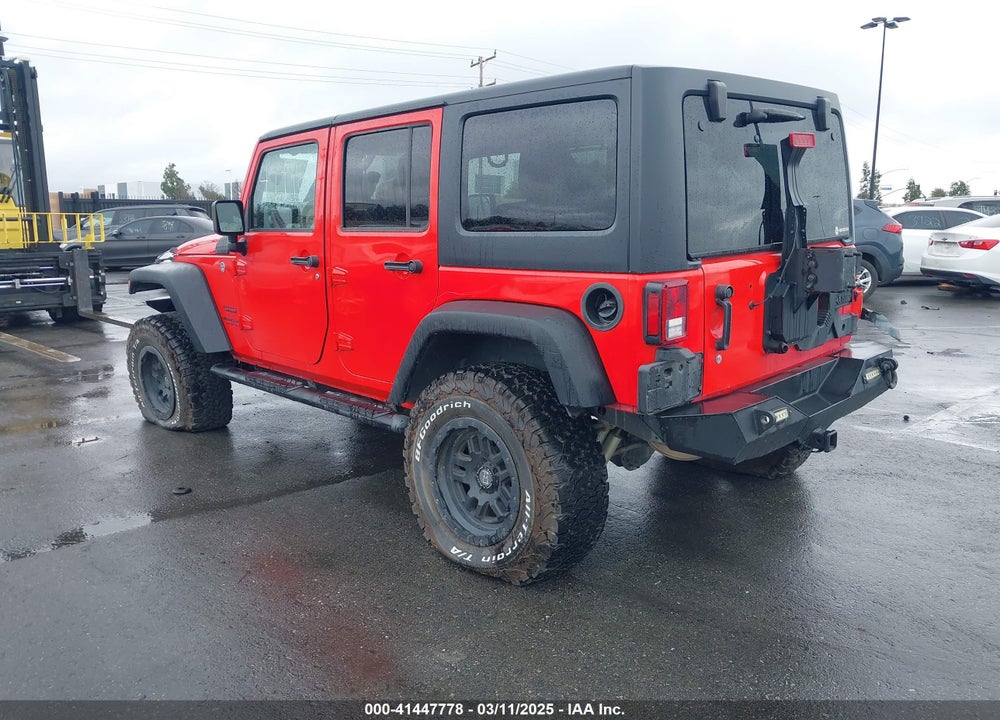 2017 JEEP WRANGLER UNLIMITED WILLY WHEELER 4X4 VIN: 1C4BJWDG0HL588864