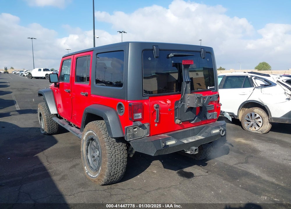 2017 JEEP WRANGLER UNLIMITED WILLY WHEELER 4X4 VIN: 1C4BJWDG0HL588864
