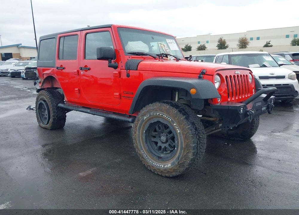 2017 JEEP WRANGLER UNLIMITED WILLY WHEELER 4X4 VIN: 1C4BJWDG0HL588864