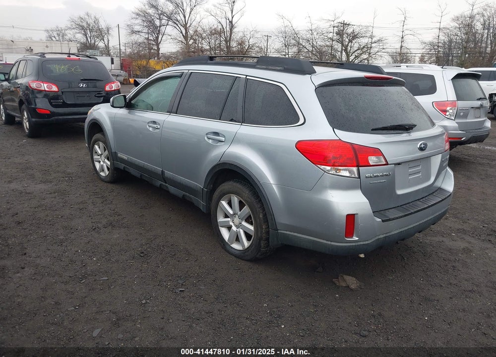 2012 SUBARU OUTBACK 2.5I PREMIUM VIN: 4S4BRBGC6C3206190