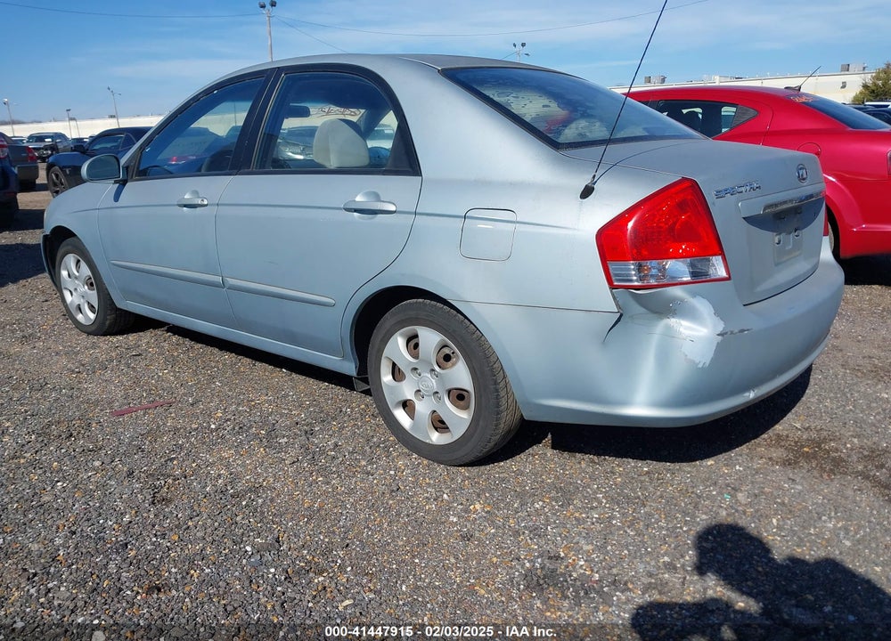 2008 KIA SPECTRA EX VIN: KNAFE121285497703
