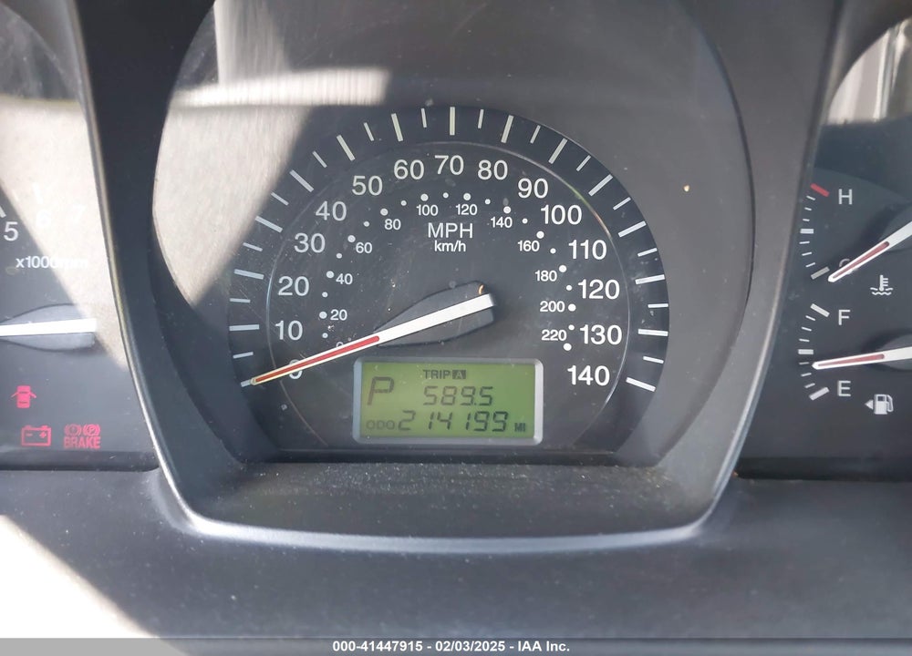 2008 KIA SPECTRA EX VIN: KNAFE121285497703