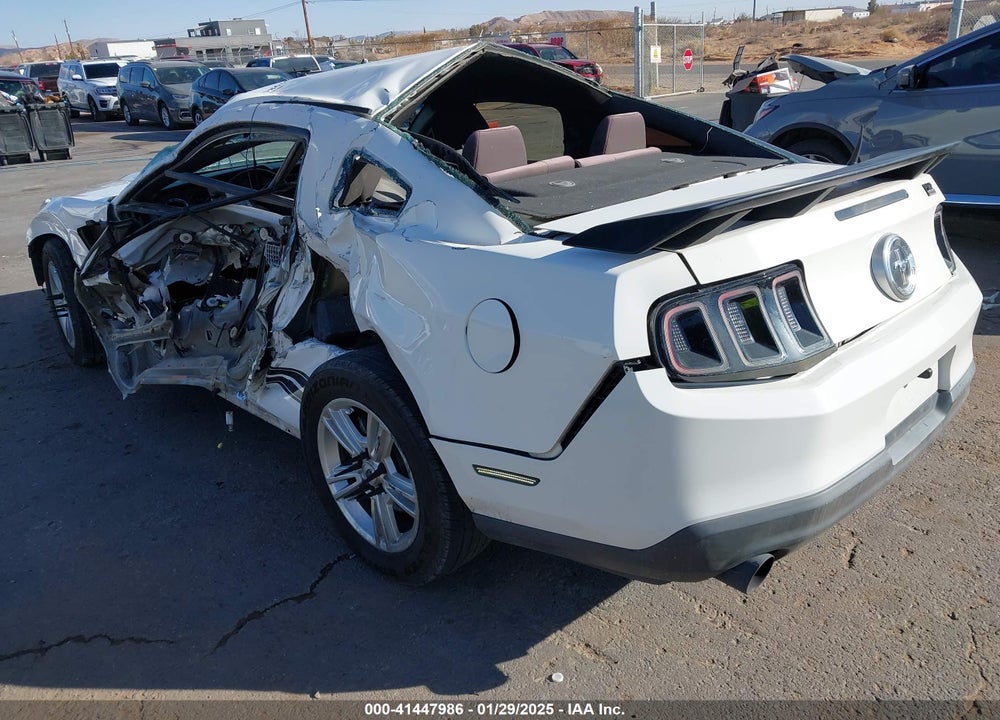2012 FORD MUSTANG VIN: 1ZVBP8AMXC5261421