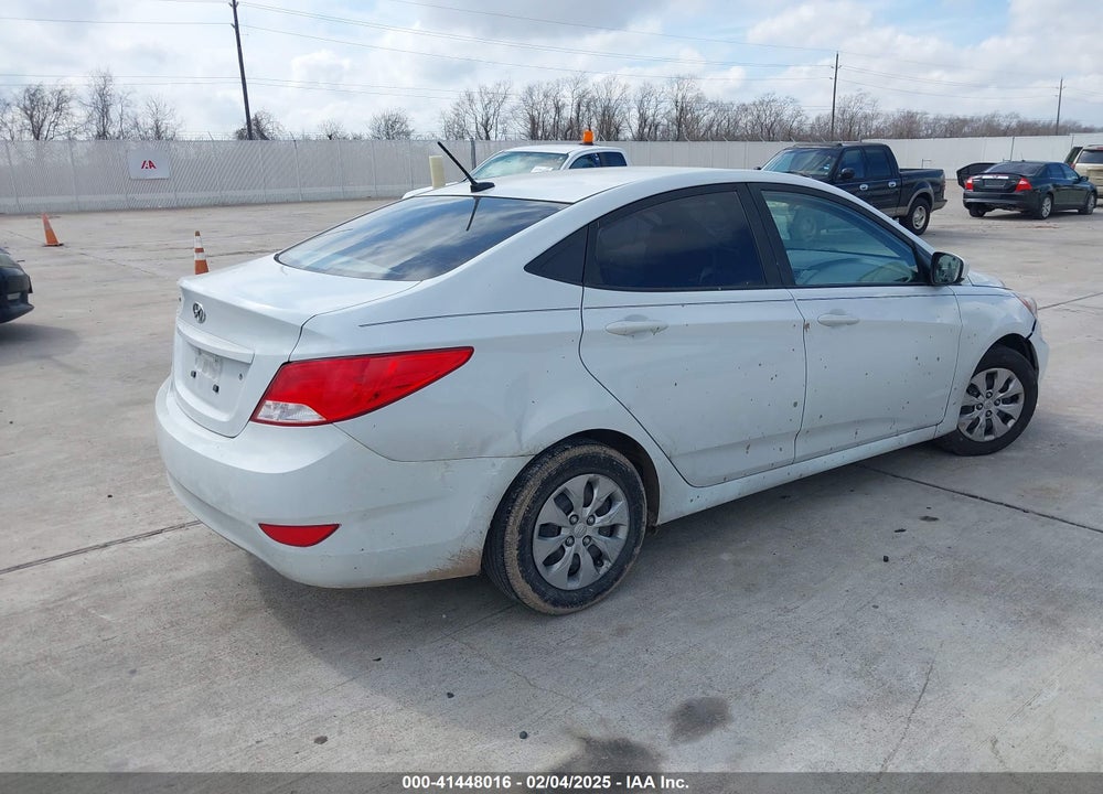 2017 HYUNDAI ACCENT VIN: KMHCT4AE2HU369755