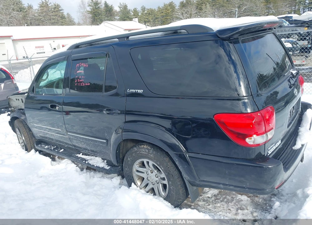 2007 TOYOTA SEQUOIA LIMITED V8 VIN: 5TDBT48A47S284762