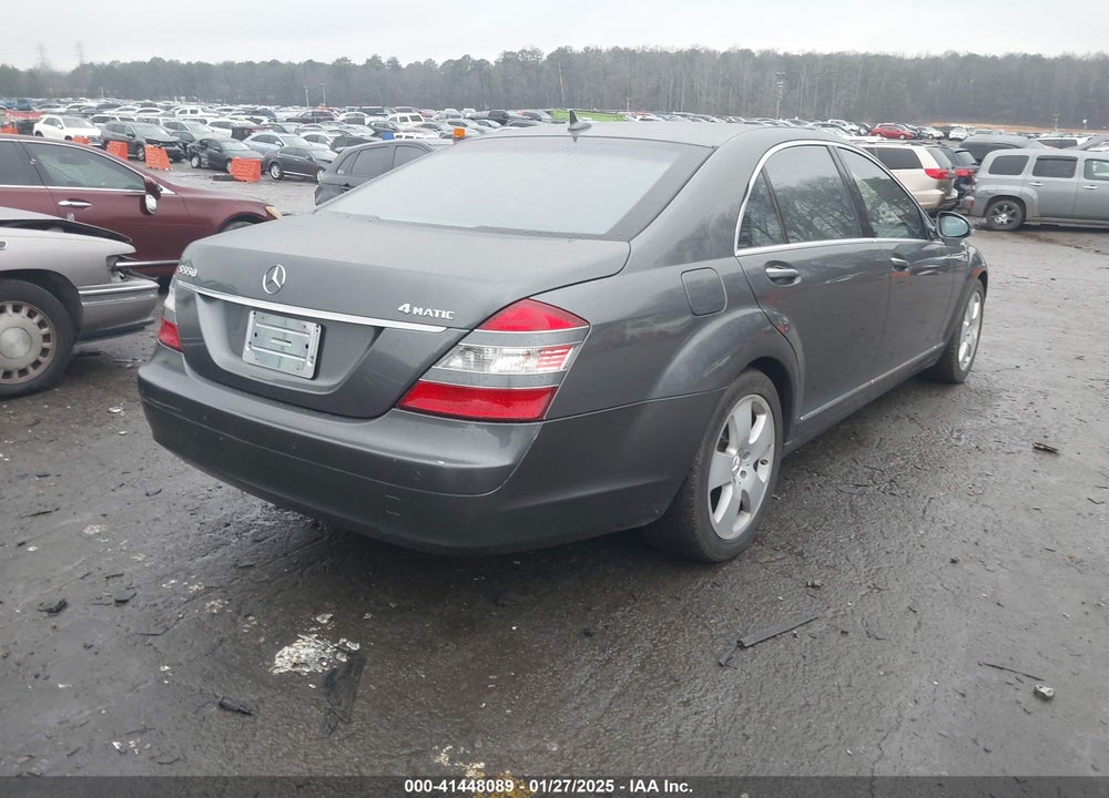2007 MERCEDES-BENZ S 550 4MATIC VIN: WDDNG86X57A139068