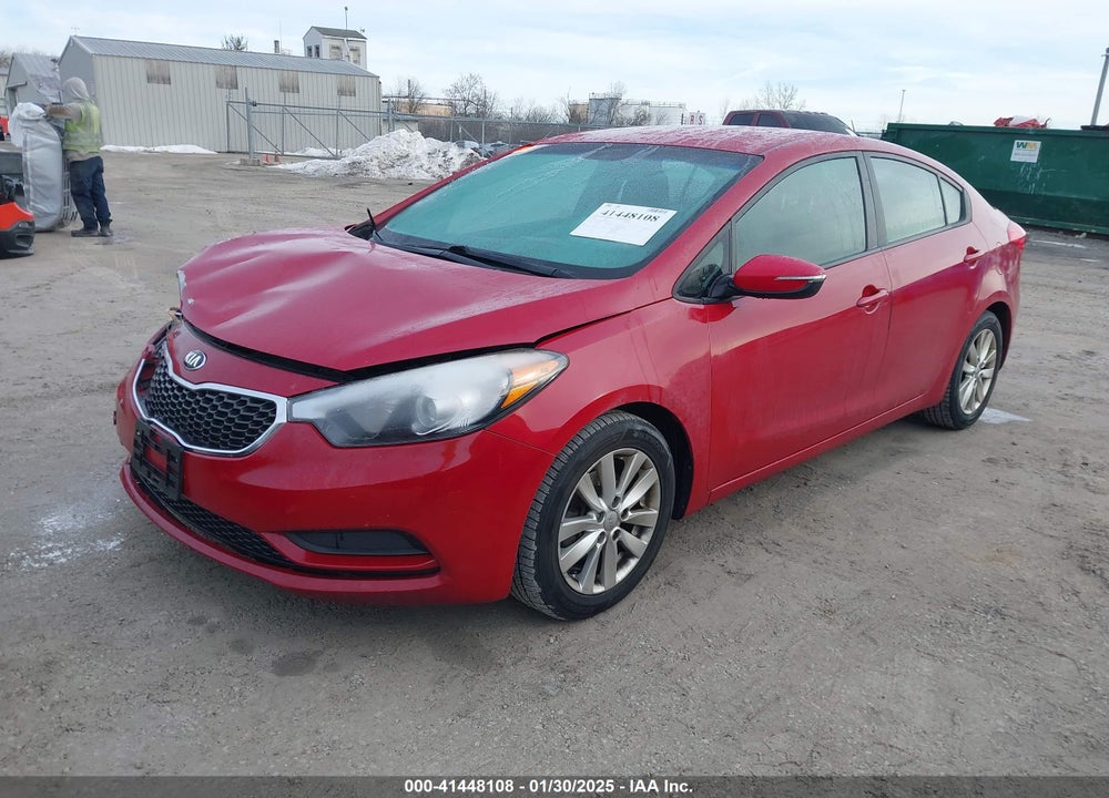 2014 KIA FORTE LX VIN: KNAFX4A65E5093413