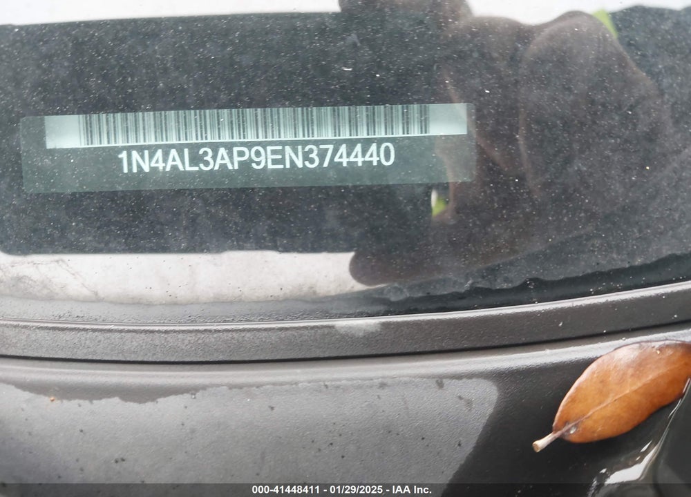 2014 NISSAN ALTIMA VIN: 1N4AL3AP9EN374440