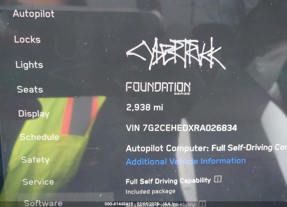 2024 TESLA CYBERTRUCK ALL-WHEEL DRIVE VIN: 7G2CEHEDXRA026834
