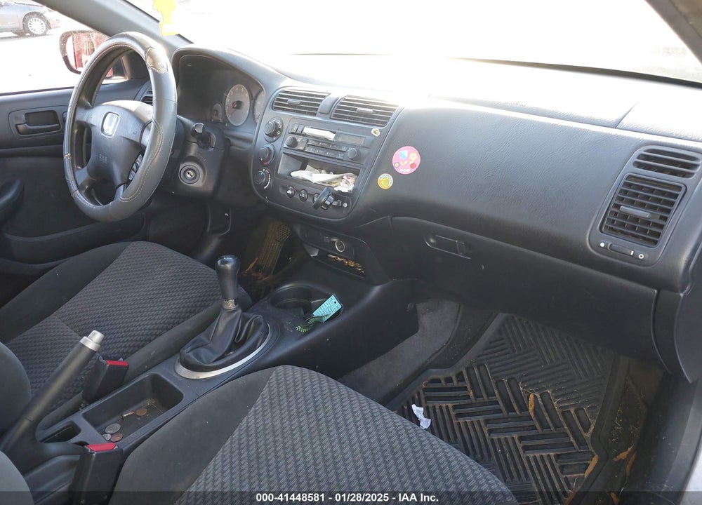 2002 HONDA CIVIC HX VIN: 1HGEM21762L059266
