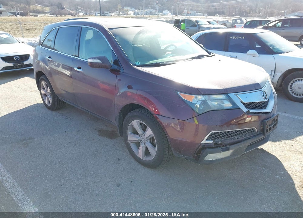 2012 ACURA MDX VIN: 2HNYD2H23CH543670