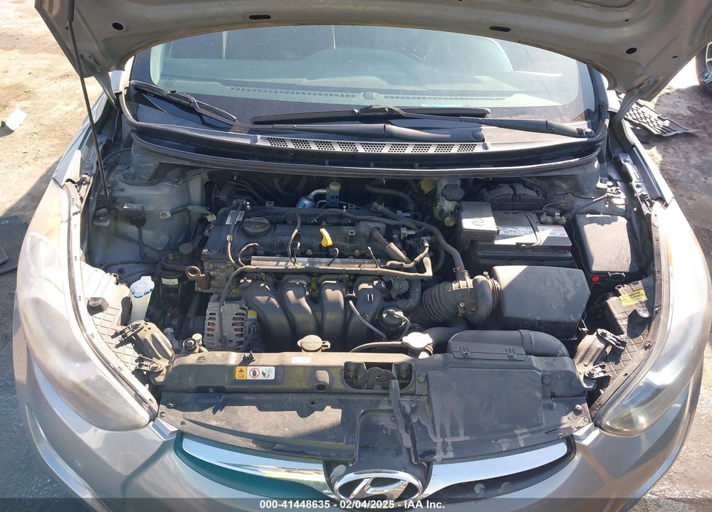 2013 HYUNDAI ELANTRA VIN: KMHDH4AE6DU926957