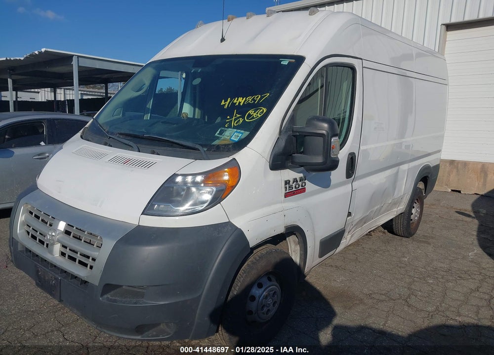 2017 RAM PROMASTER 1500 HIGH ROOF 136 WB VIN: 3C6TRVBG2HE549347