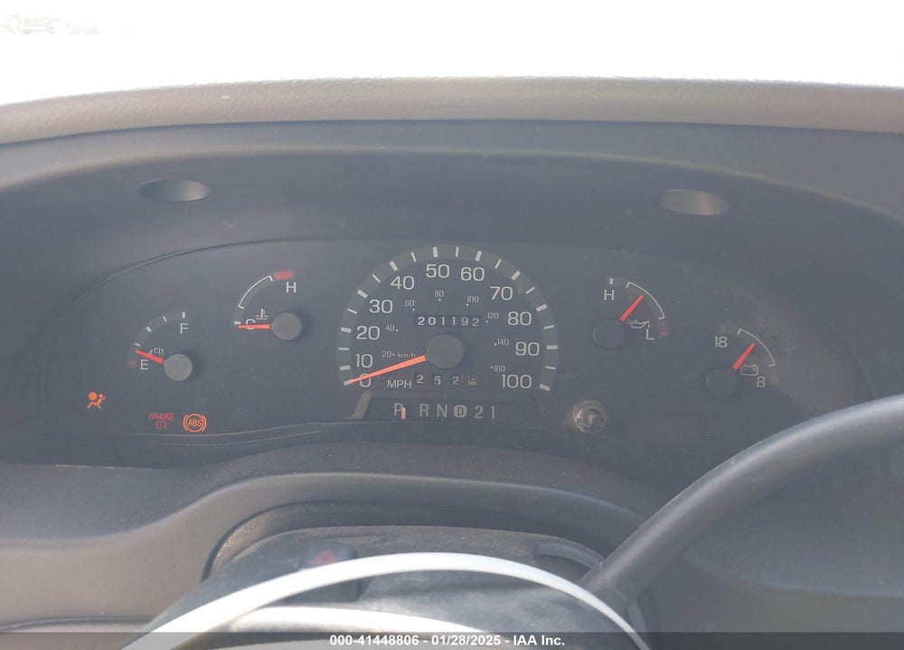 1999 FORD E-350 SUPER DUTY COMMERCIAL/RECREATIONAL VIN: 1FTSS34L5XHB15309