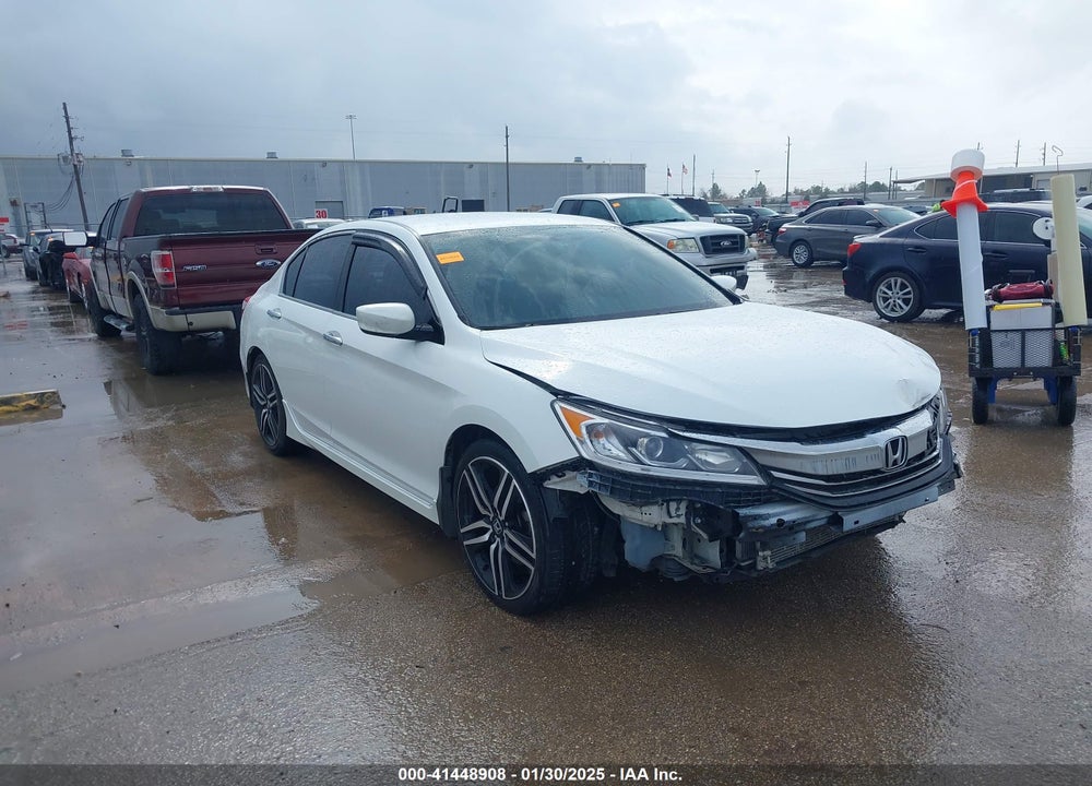 2016 HONDA ACCORD SPORT VIN: 1HGCR2F5XGA113915