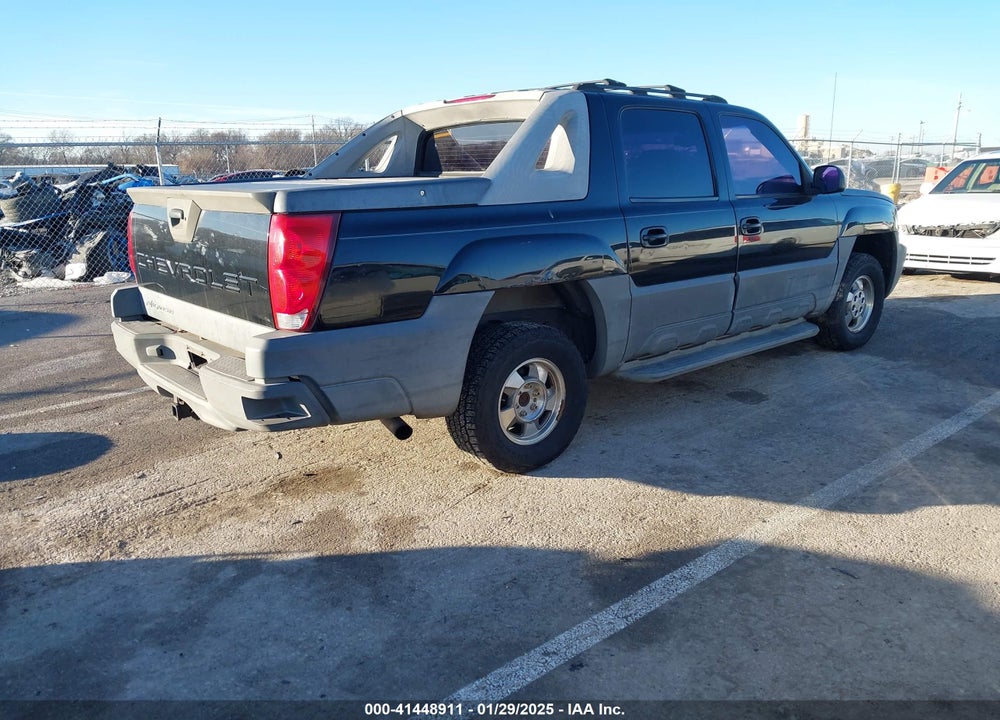 2002 CHEVROLET AVALANCHE 1500 VIN: 3GNEC13T32G268216