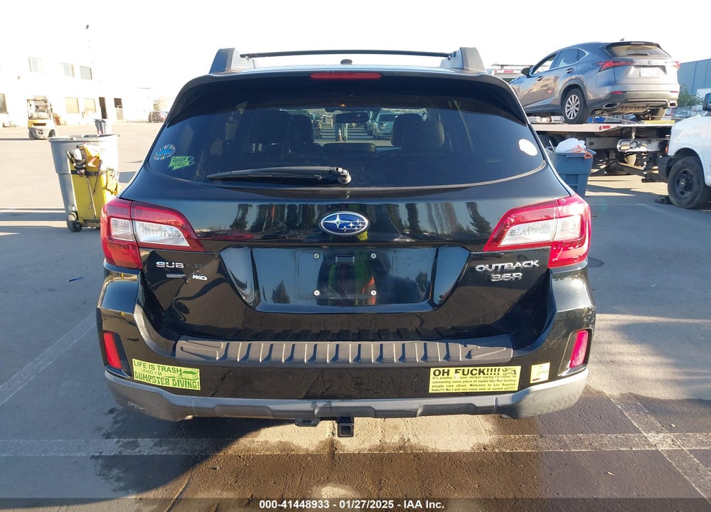 2015 SUBARU OUTBACK 3.6R LIMITED VIN: 4S4BSENCXF3336101