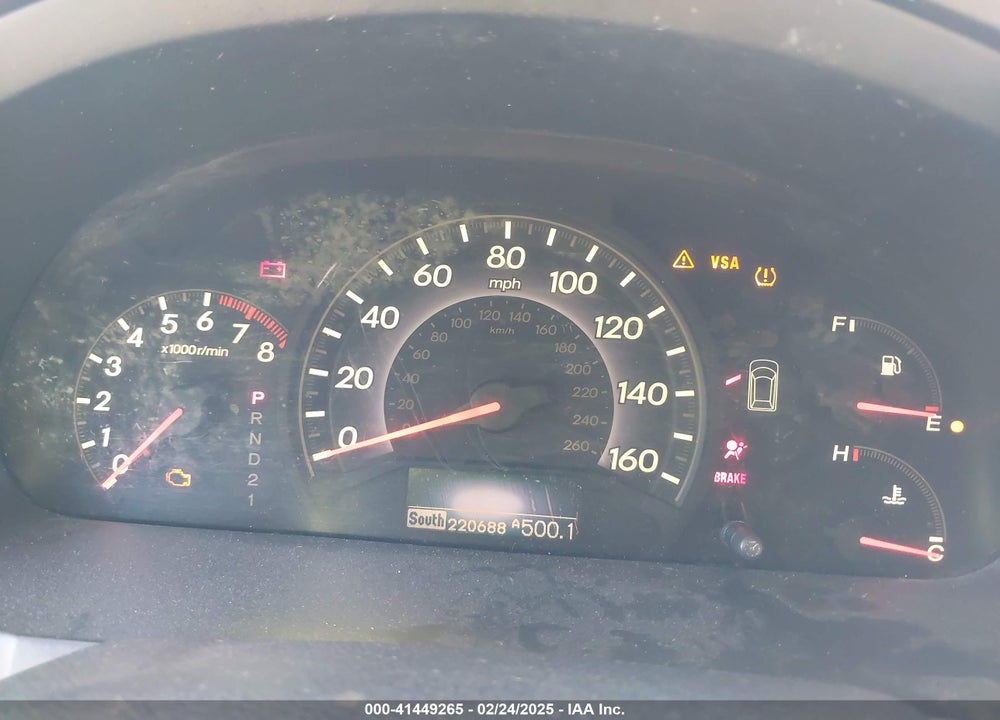 2005 HONDA ODYSSEY TOURING VIN: 5FNRL38855B117396