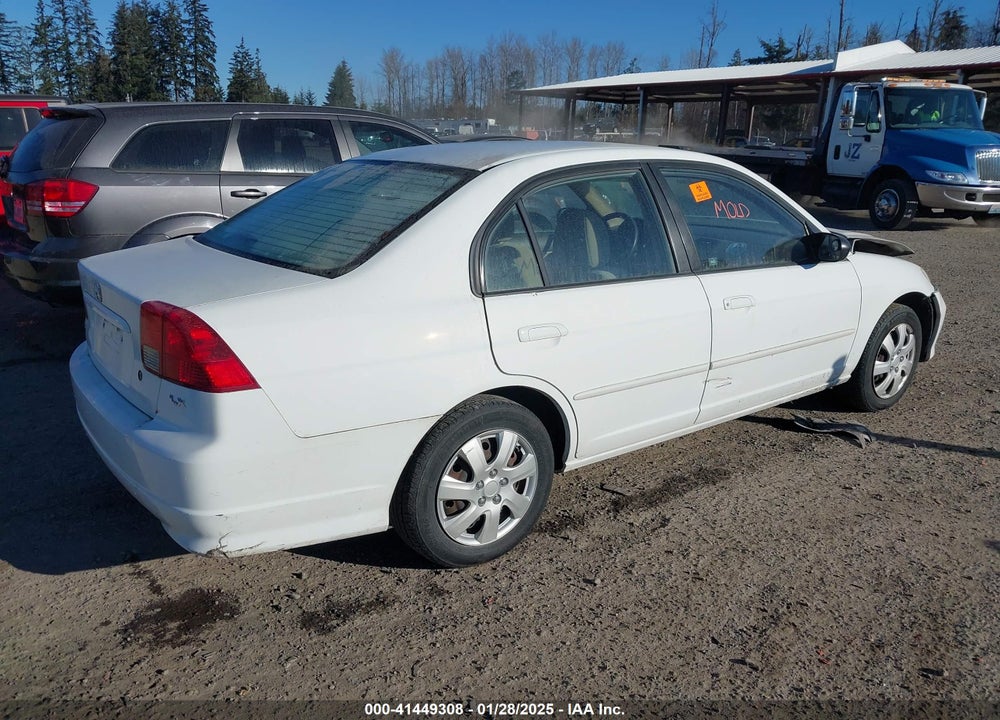2004 HONDA CIVIC LX VIN: 2HGES16574H553711