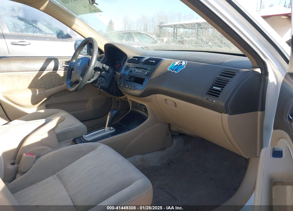 2004 HONDA CIVIC LX VIN: 2HGES16574H553711