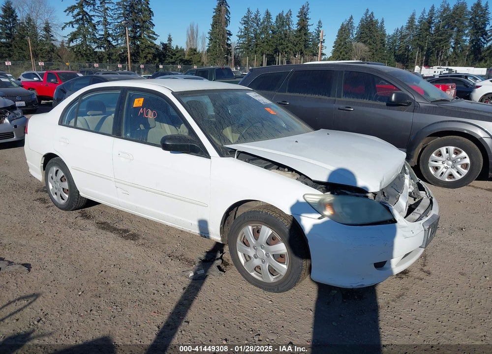 2004 HONDA CIVIC LX VIN: 2HGES16574H553711