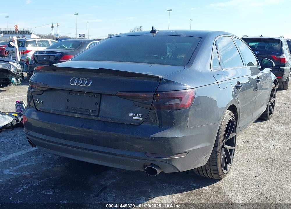 2017 AUDI A4 VIN: WAUGMAF40HN071455